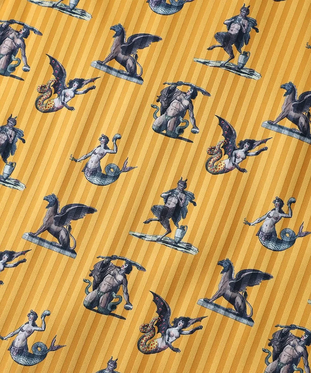 【60%OFF】Tartary pattern pajama pants - YELLOW