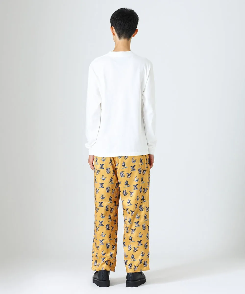 【60%OFF】Tartary pattern pajama pants - YELLOW