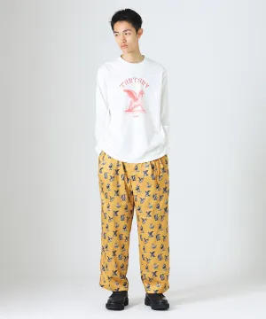 【60%OFF】Tartary pattern pajama pants - YELLOW