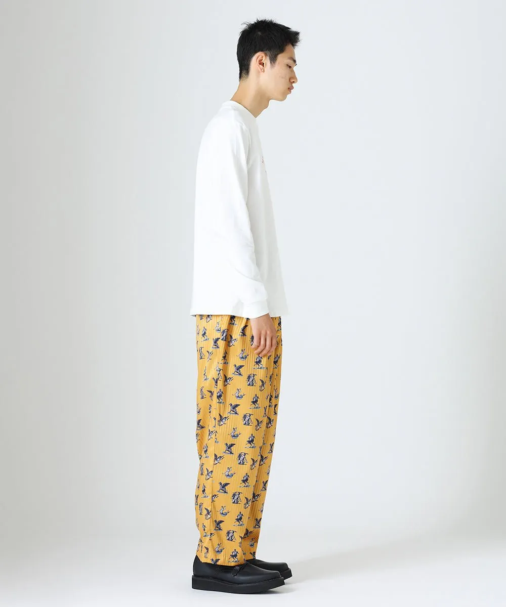 【60%OFF】Tartary pattern pajama pants - YELLOW