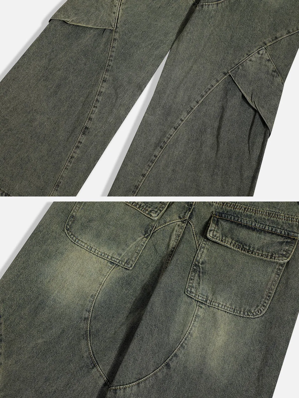 Aelfric Eden Patchwork Washed Jeans