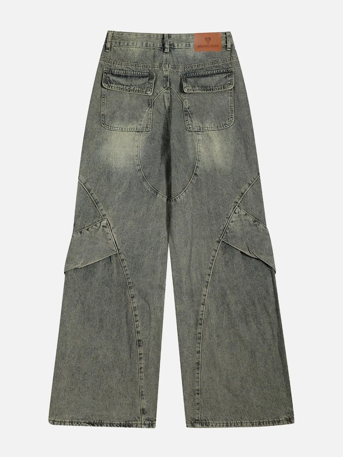 Aelfric Eden Patchwork Washed Jeans
