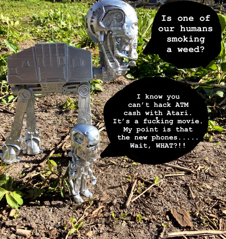 AEQEA Dirtnet Terminator & Server 3D Custom Sculpture Mashup Figure Set