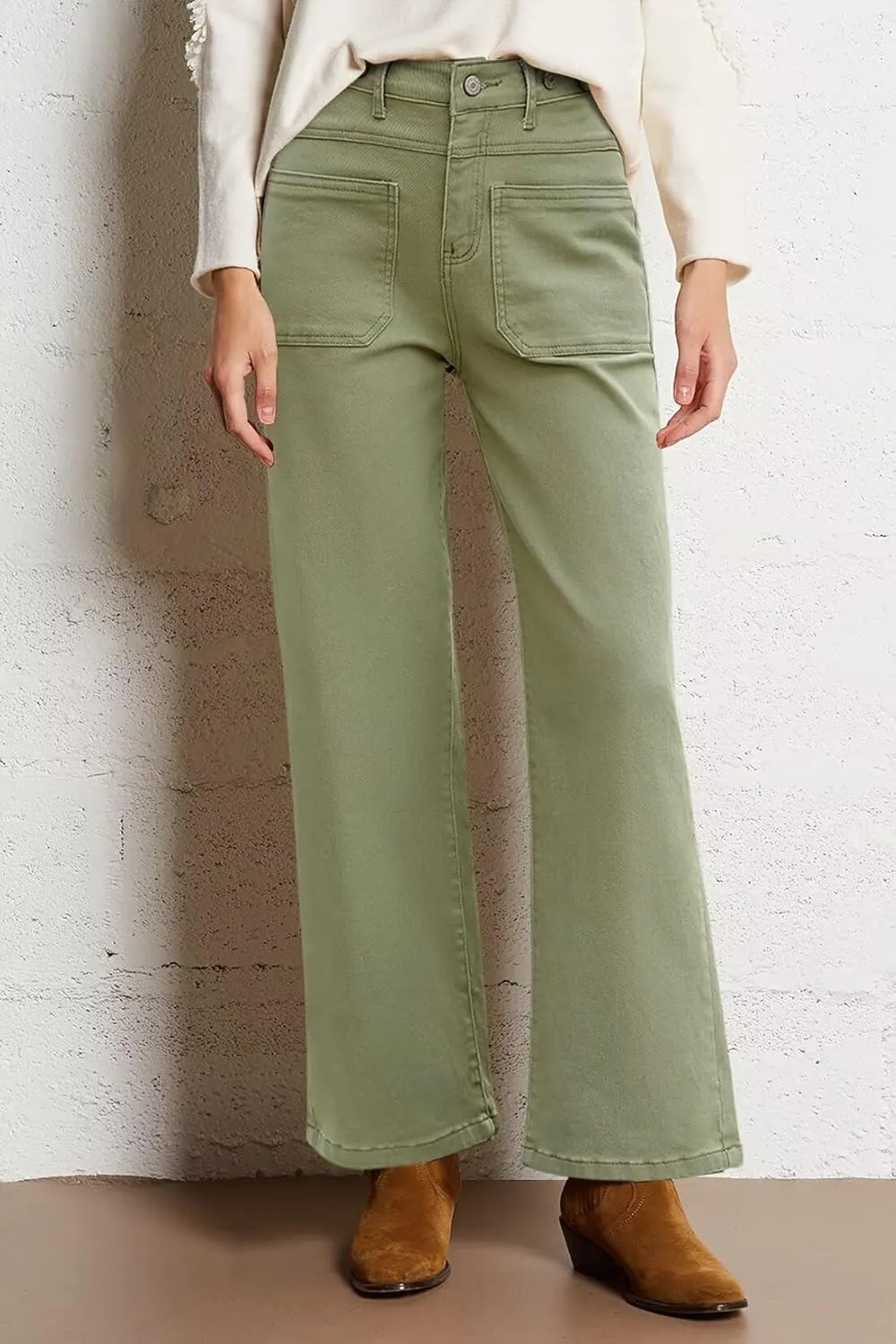 Allimy Womens Jeans High Waisted Straight Leg Baggy Boyfriend Jeans for Women Trendy 2025 Cargo Pants