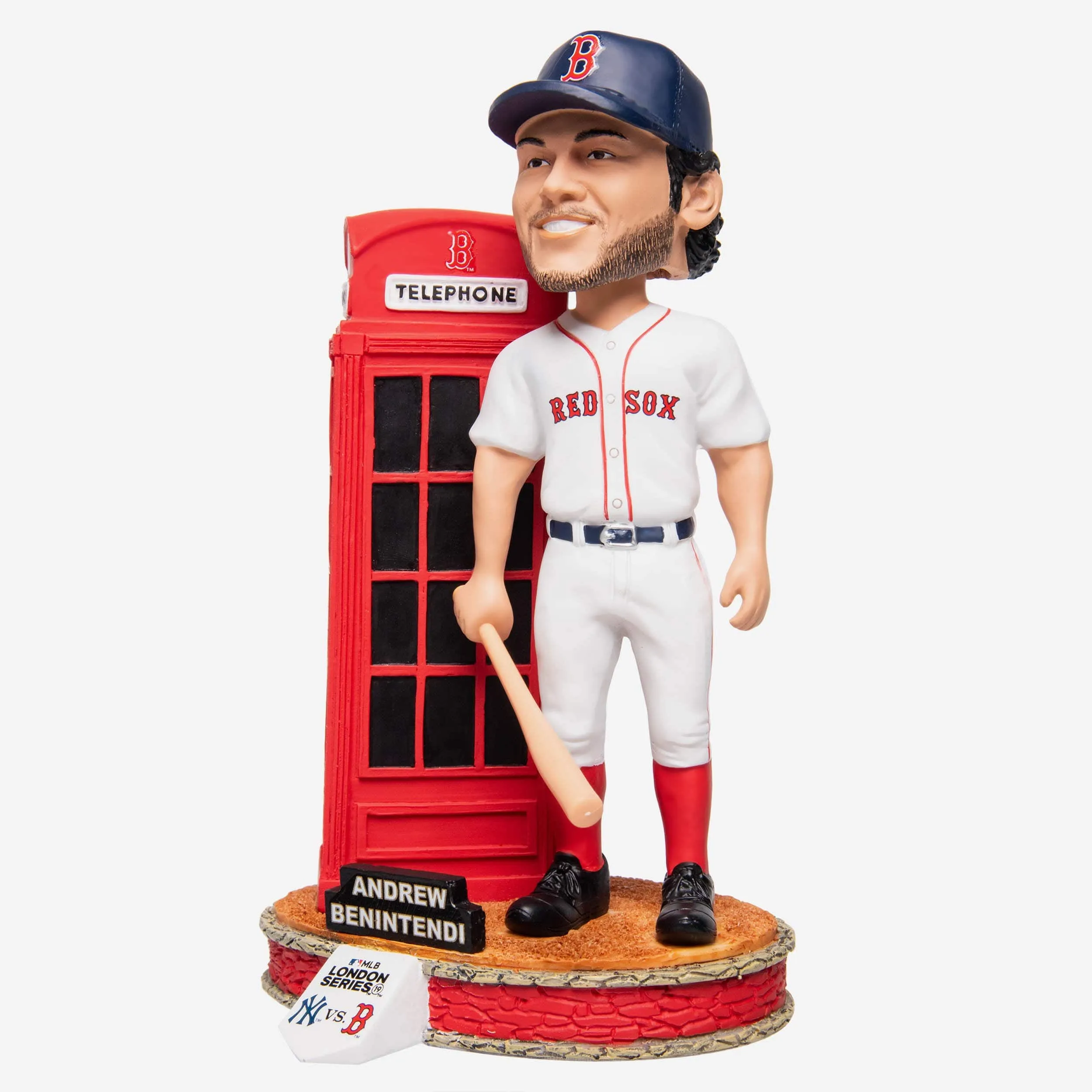 Andrew Benintendi Boston Red Sox London Series Phone Booth Bobblehead