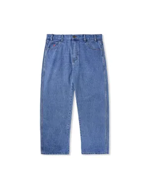 Baggy Denim Jeans - Washed Indigo