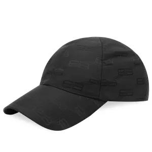 Balenciaga Bb Logo Baseball Cap, black