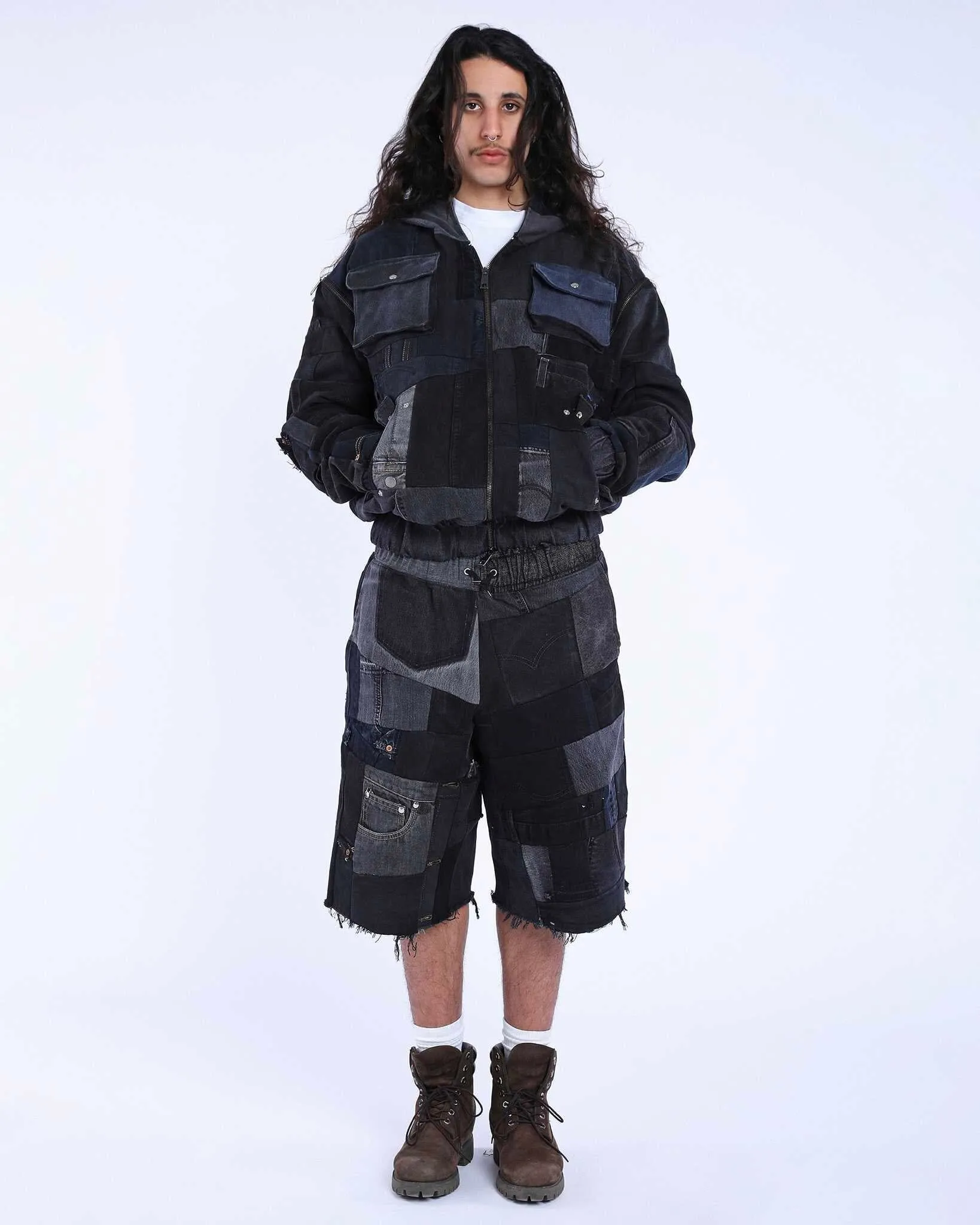 Bermuda Patchwork Black