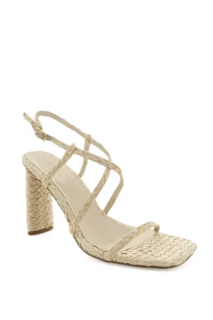 Billini Jayda Heel- Sand Raffia