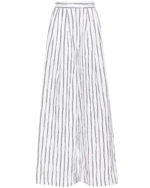 Black and White Stripe Harper Pant