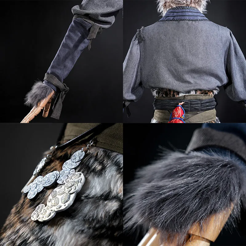 Black Myth: Wukong Tiger Skin Skirt Cosplay Costume