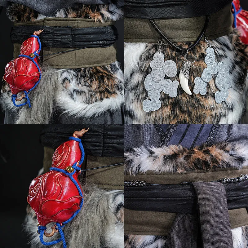 Black Myth: Wukong Tiger Skin Skirt Cosplay Costume