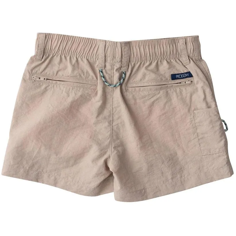 Boy's Outrigger Performance Short- Island Fossil