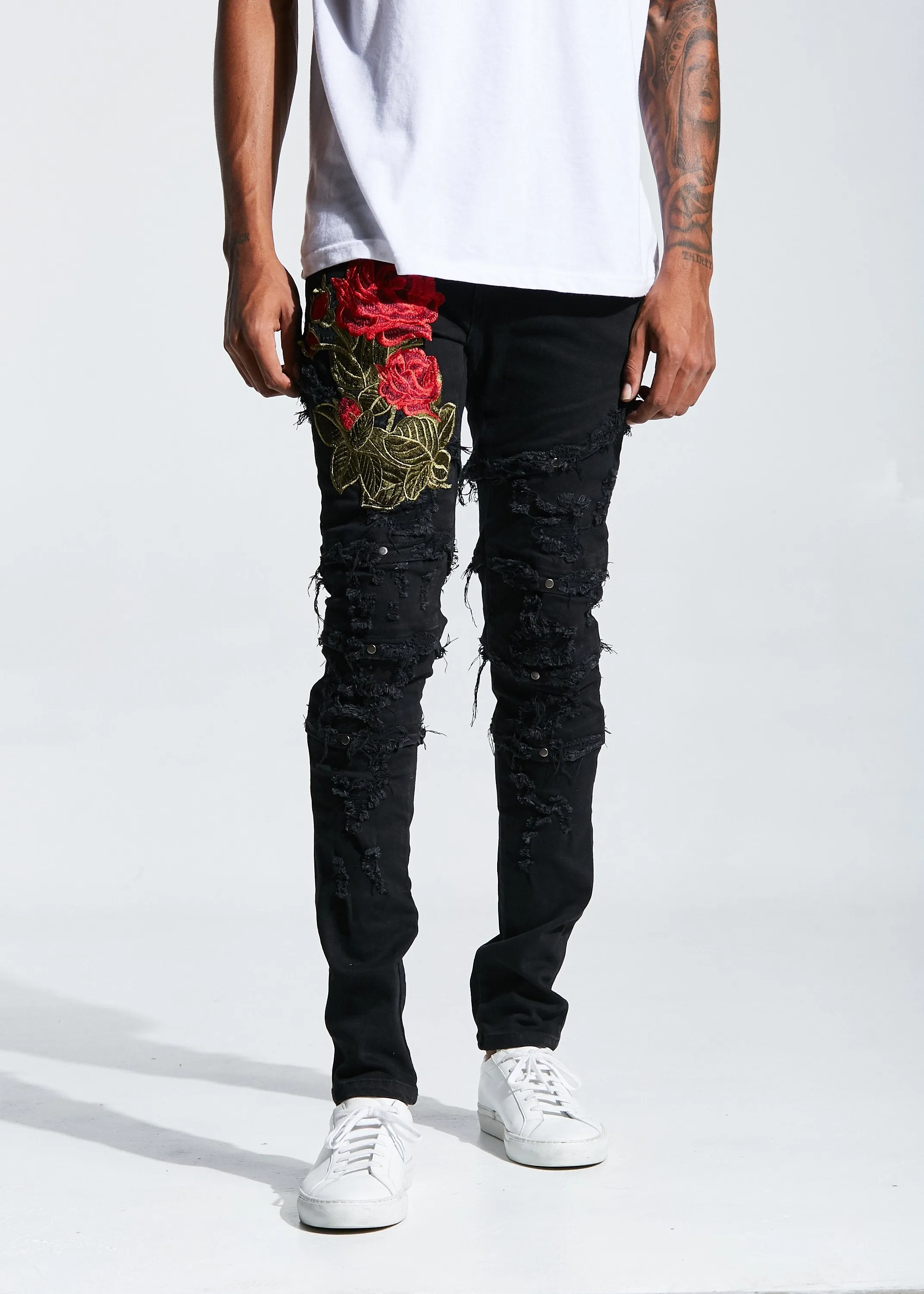 Capone Denim (Black Ripped)