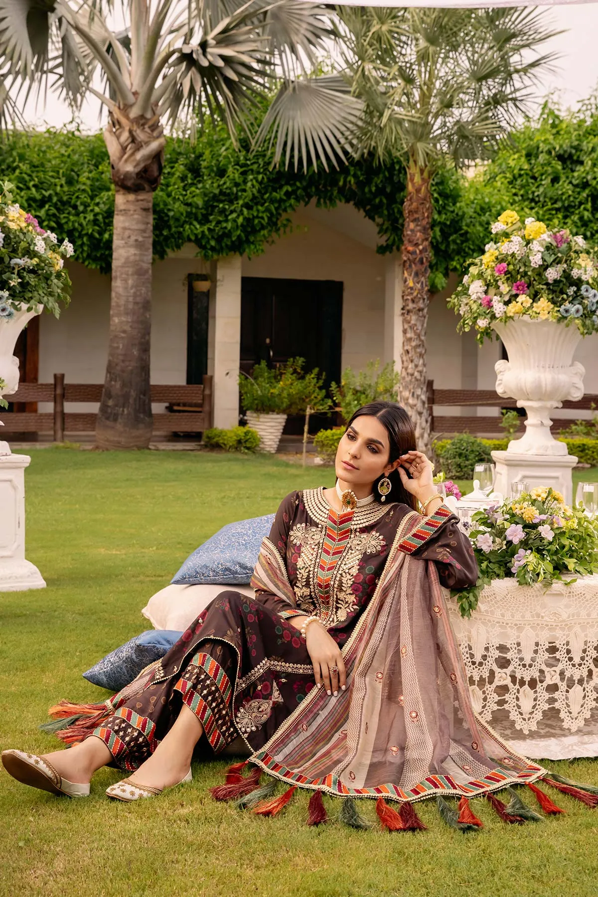 Charizma Naranji Limited Edition Viscose Silk Outfit - CNW22-04