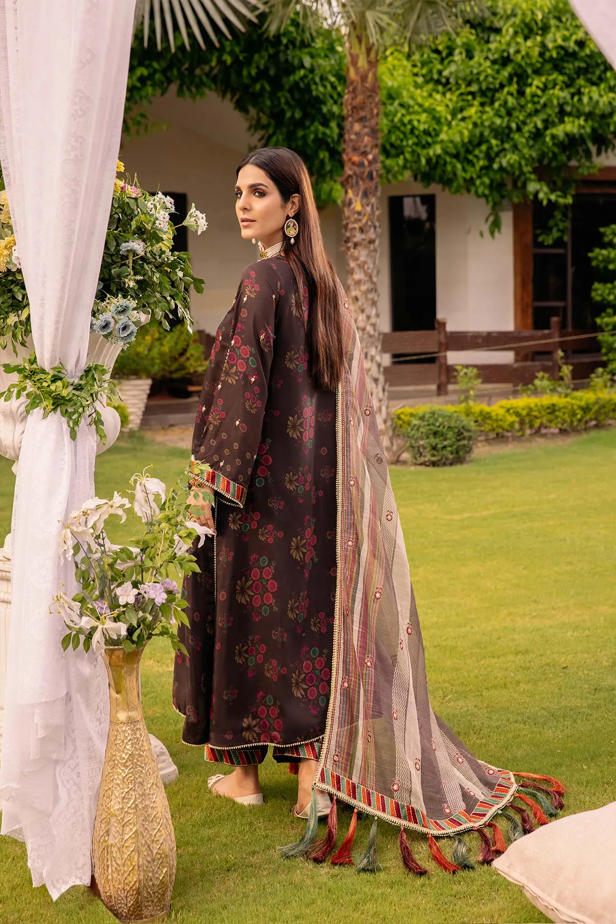 Charizma Naranji Limited Edition Viscose Silk Outfit - CNW22-04