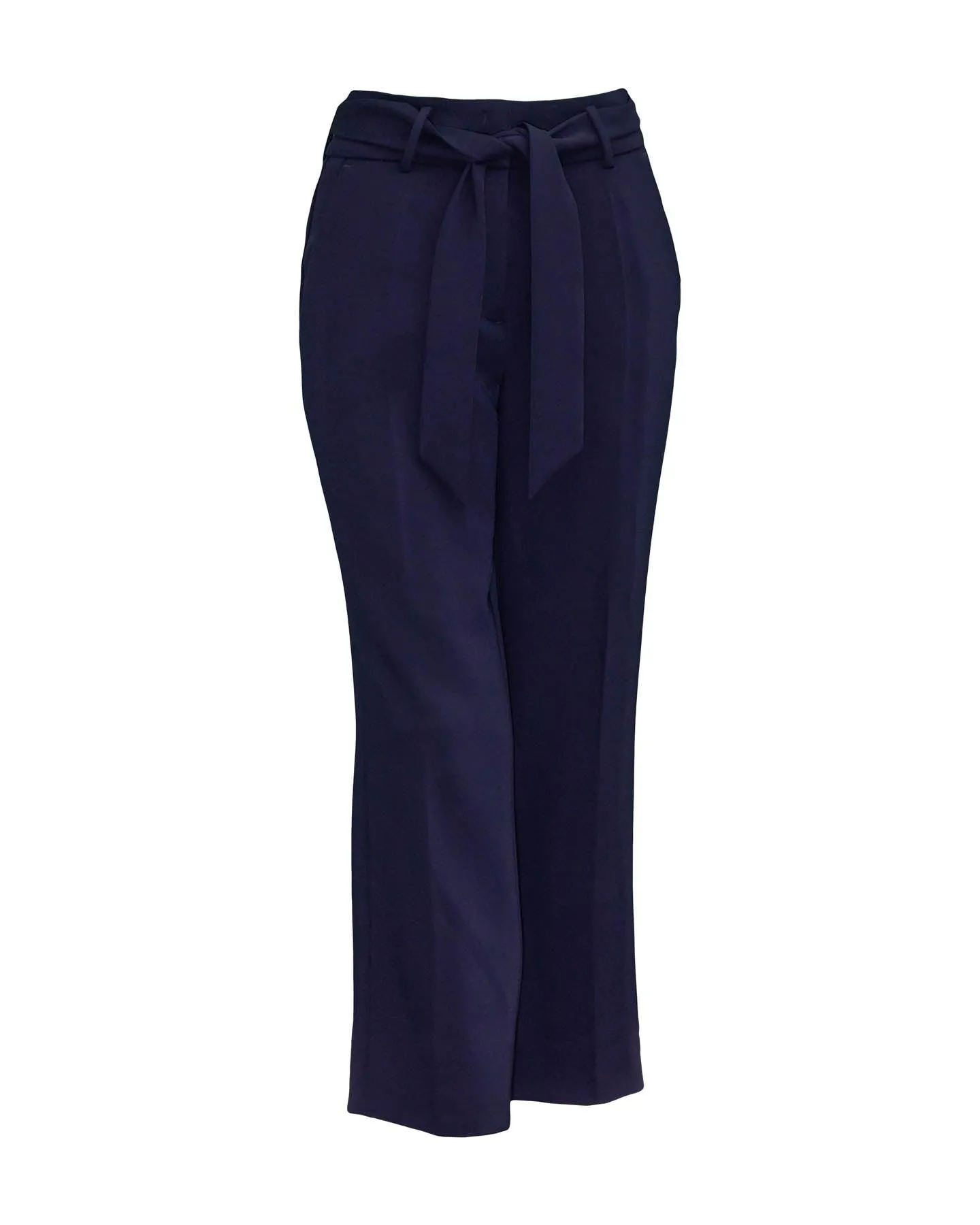 Claire Crop Pants - Navy