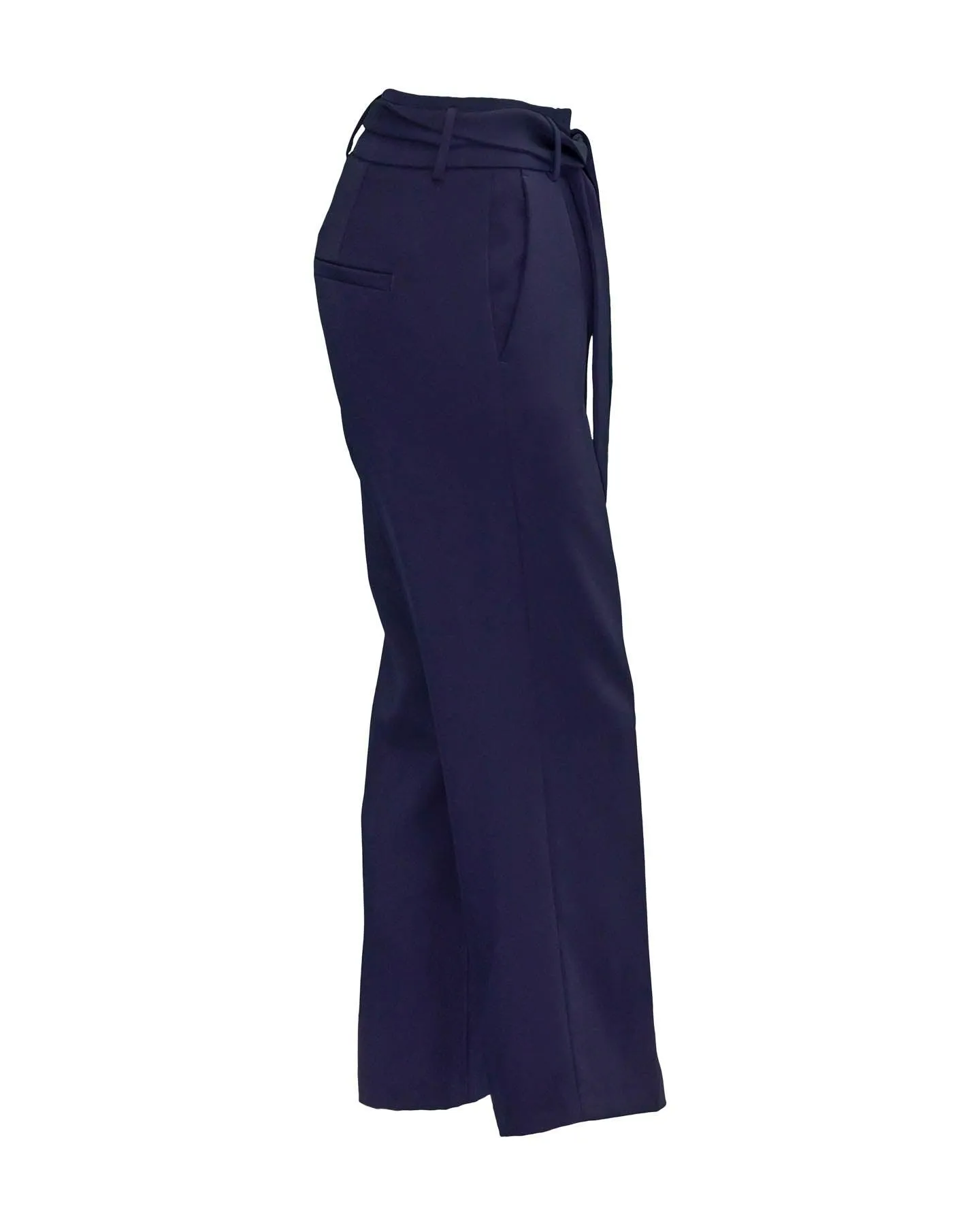 Claire Crop Pants - Navy