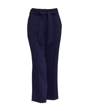Claire Crop Pants - Navy