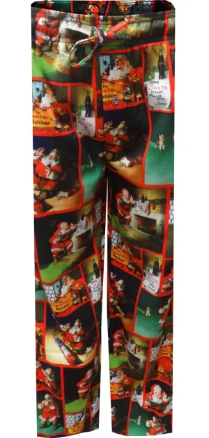 Coca Cola Dear Santa Classic Christmas Flannel Lounge Pants