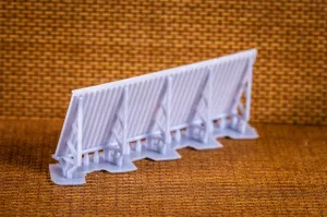Corrugated Awning 70mm Wide - HO Scale