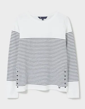 Crew Ladies Cassandra Long Sleeve Breton Top