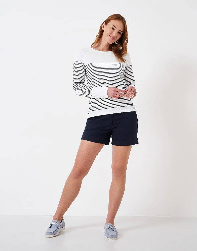Crew Ladies Cassandra Long Sleeve Breton Top