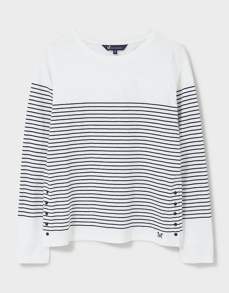 Crew Ladies Cassandra Long Sleeve Breton Top