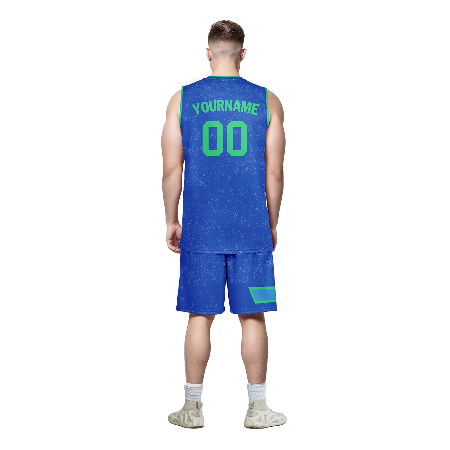 Custom Blue White Classic Style Sports Uniform Basketball Jersey BBJ01-bd0a7009