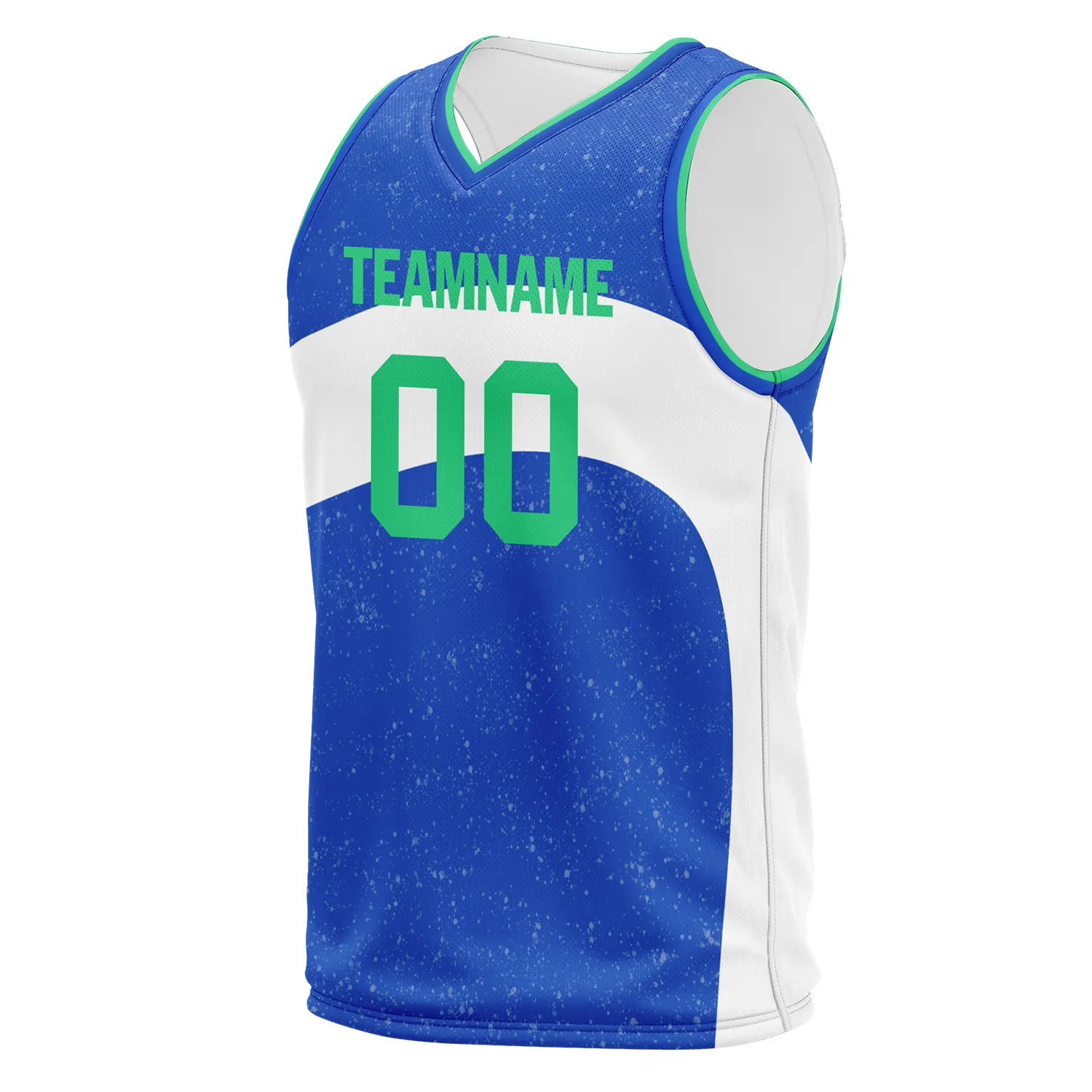 Custom Blue White Classic Style Sports Uniform Basketball Jersey BBJ01-bd0a7009