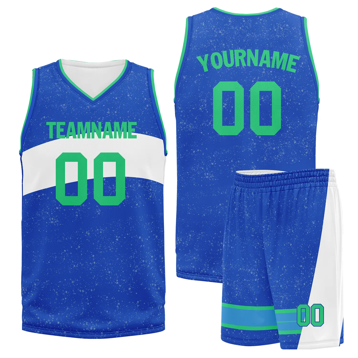Custom Blue White Classic Style Sports Uniform Basketball Jersey BBJ01-bd0a7009