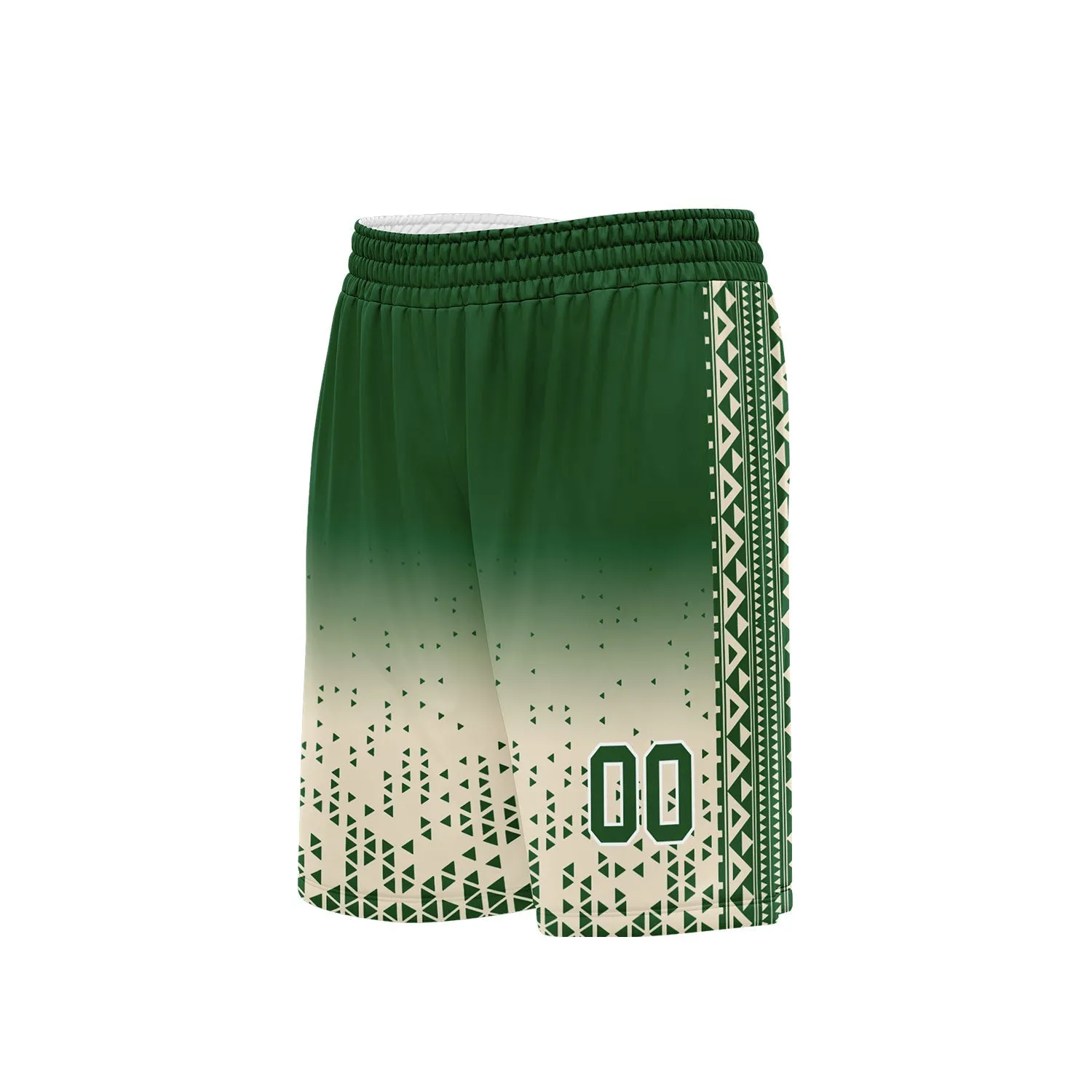 Custom Green Yellow Fade Fashion Sports Uniform Basketball Jersey BBJ01-D020102-7