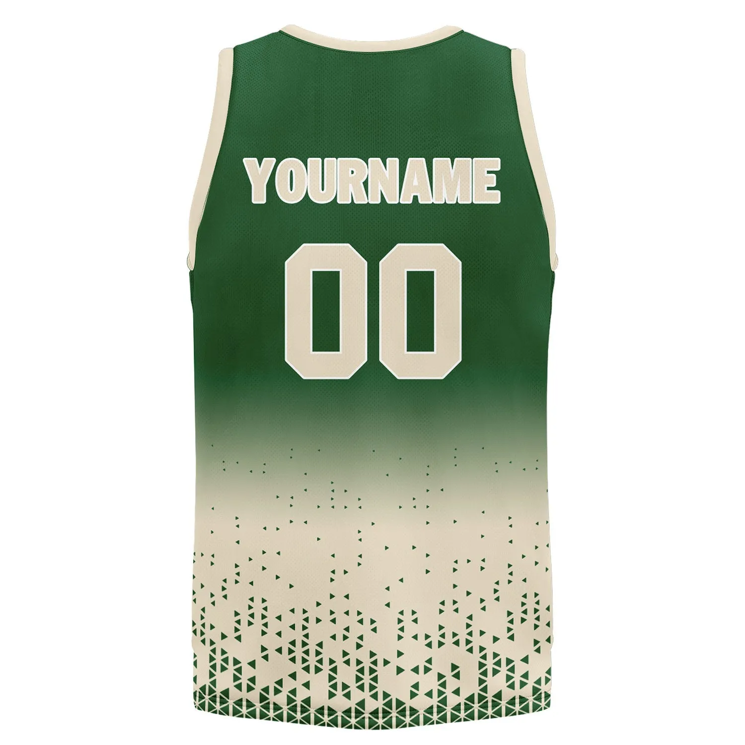 Custom Green Yellow Fade Fashion Sports Uniform Basketball Jersey BBJ01-D020102-7