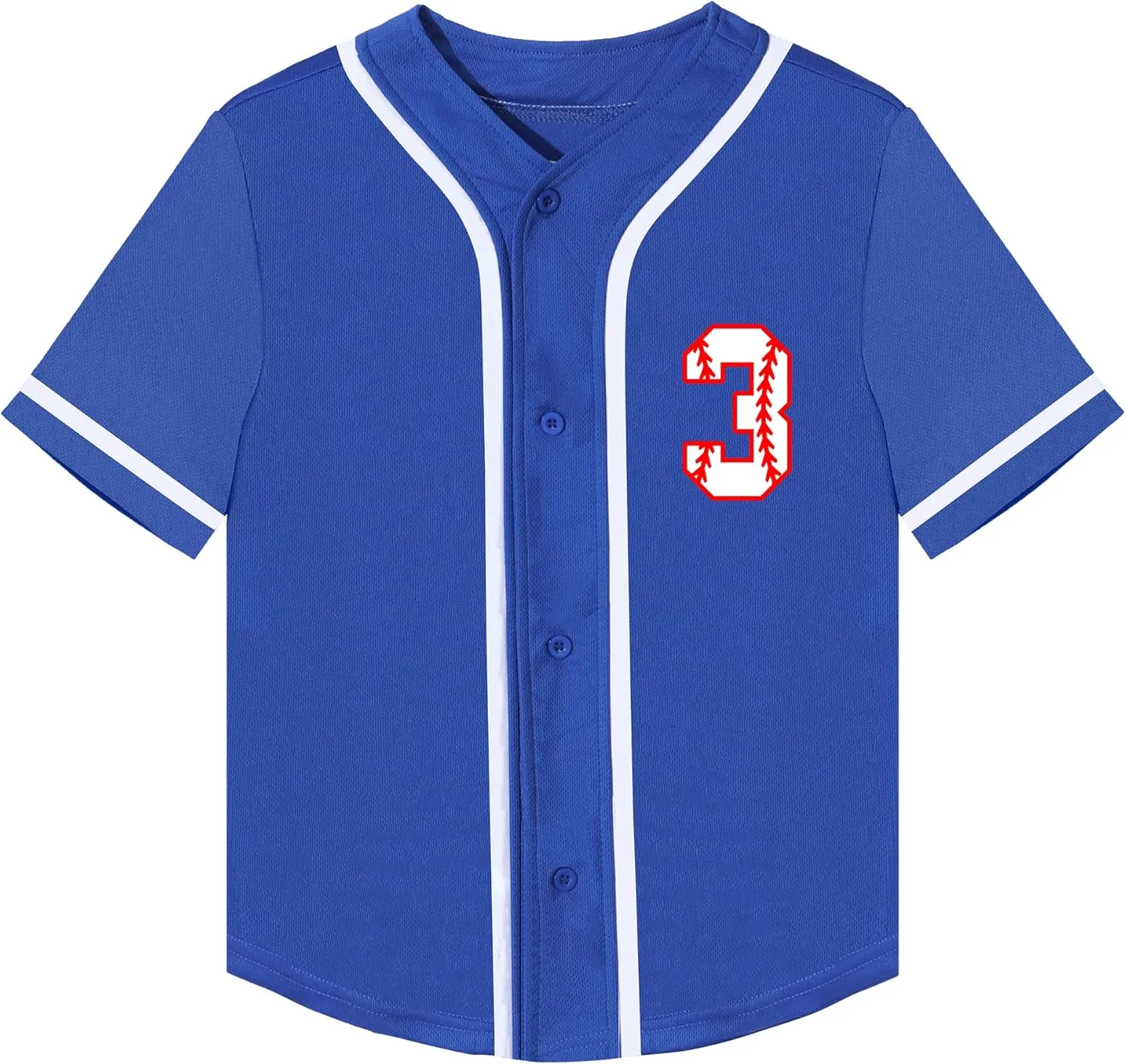 Custom Toddler Boy 2nd 3rd 4 Year-Old Baseball Jersey Personalized Printed Kids Name Birthday Shirt Outfit T-Shirts