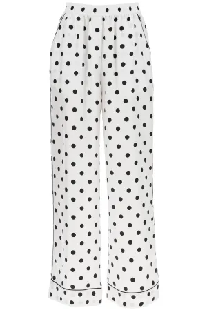 Dolce & Gabbana silk polka dot print pajama