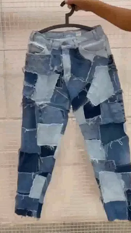 DR16 Reworked / Upcycled Levi's Denim Patchwork Jeans SS24