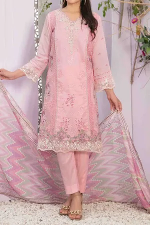 Farasha by Tawakkal Semi Stitched 3 Piece Jacquard Lawn Collection'2023-F-8971