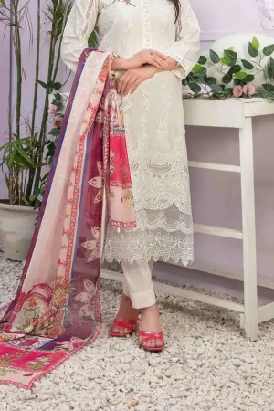 Farasha by Tawakkal Semi Stitched 3 Piece Jacquard Lawn Collection'2023-F-8973