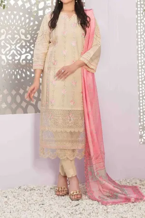 Farasha by Tawakkal Semi Stitched 3 Piece Jacquard Lawn Collection'2023-F-8980