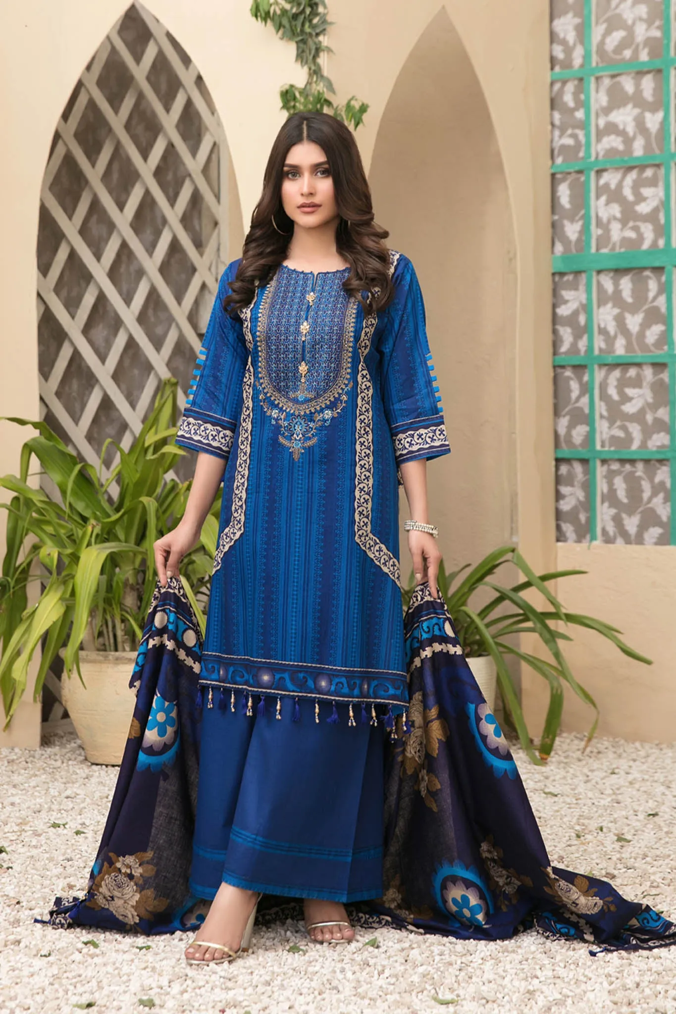 Fayona by Tawakkal Unstitched 3 Piece Lawn Collection'2022-D-6522-B