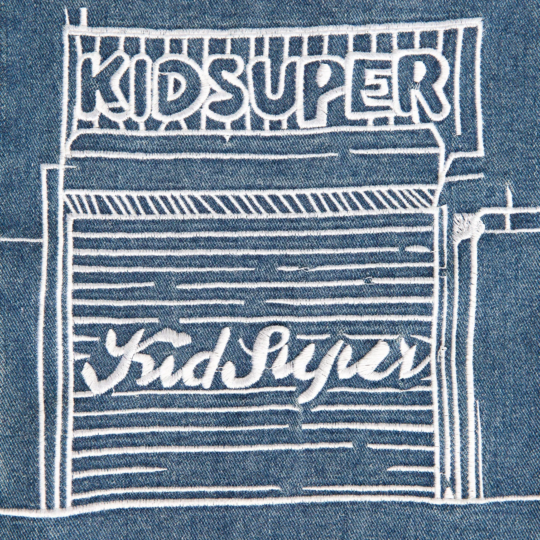 Fire Escape Embroidered Jeans