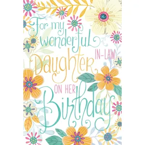 Flowers Birthday Daughter In-Law
