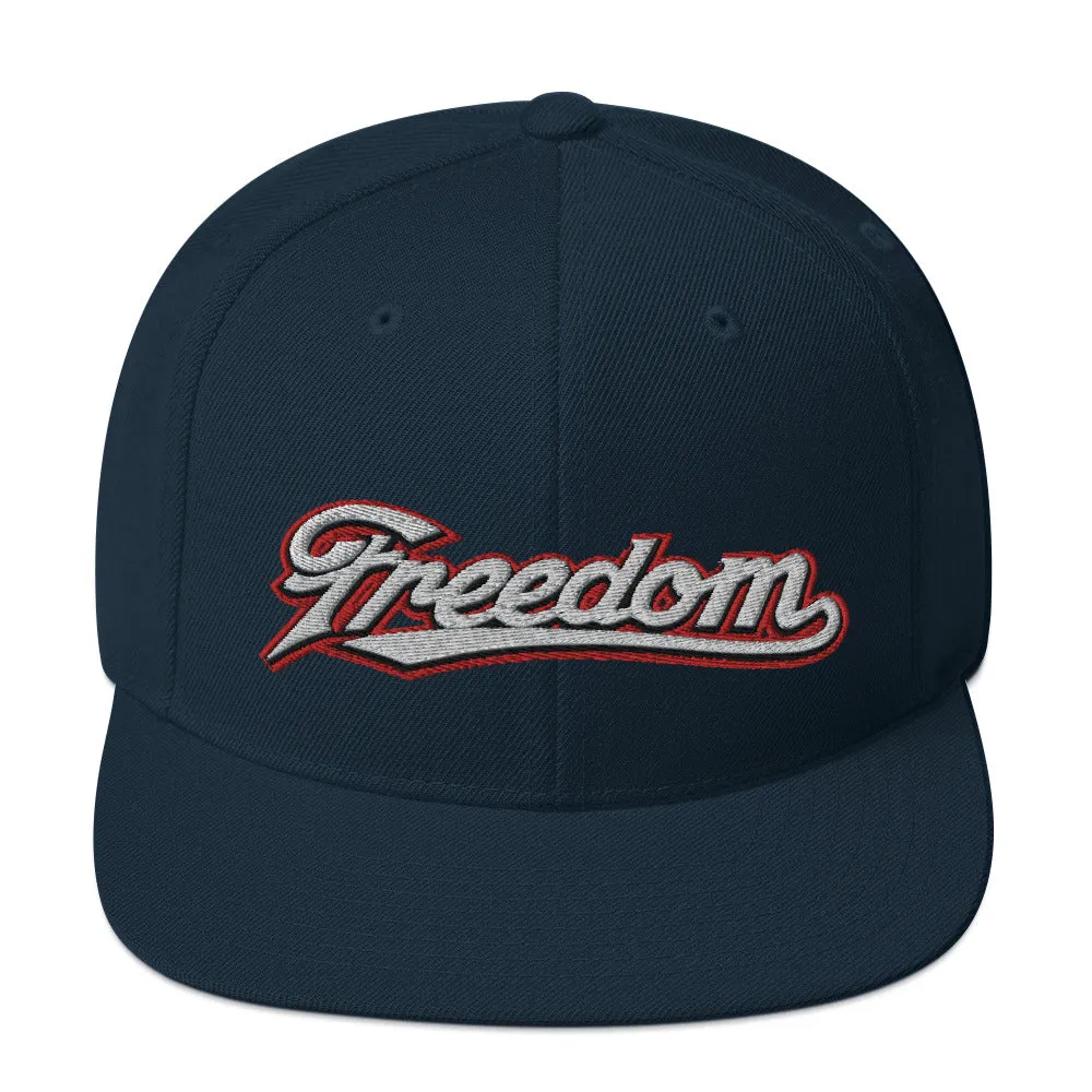 Freedom Snapback Baseball Hat