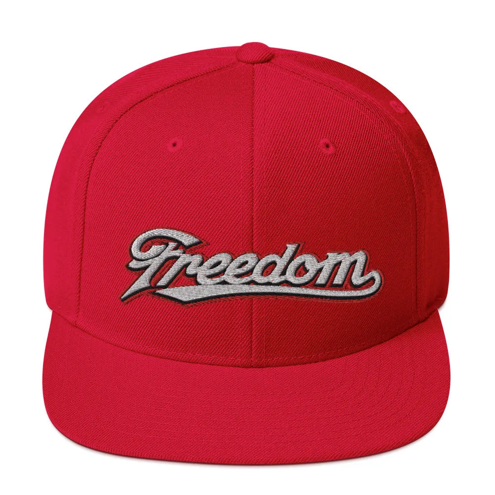 Freedom Snapback Baseball Hat