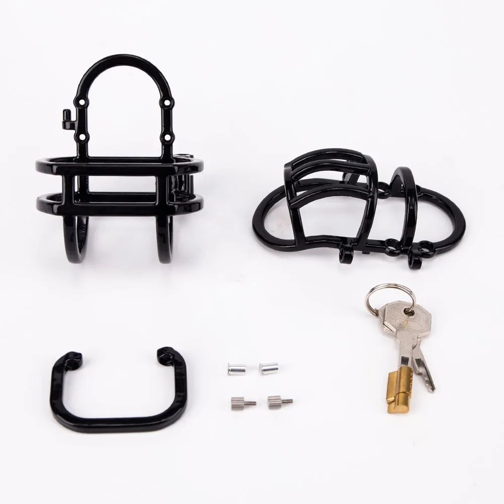 Enhanced Full Trap Chastity Device with New Locking System