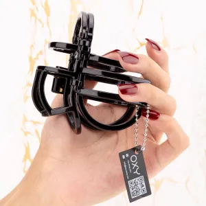 Enhanced Full Trap Chastity Device with New Locking System