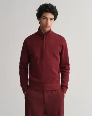 GANT Sacker Rib Half Zip Sweatshirt