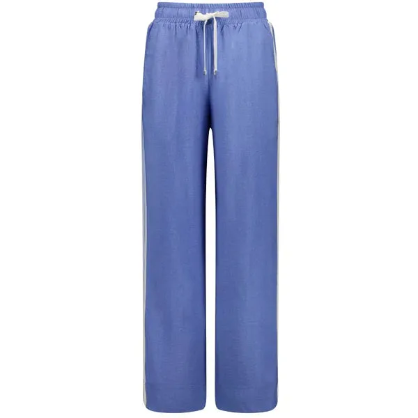 Indiana Wide Leg Pant - Pool Blue