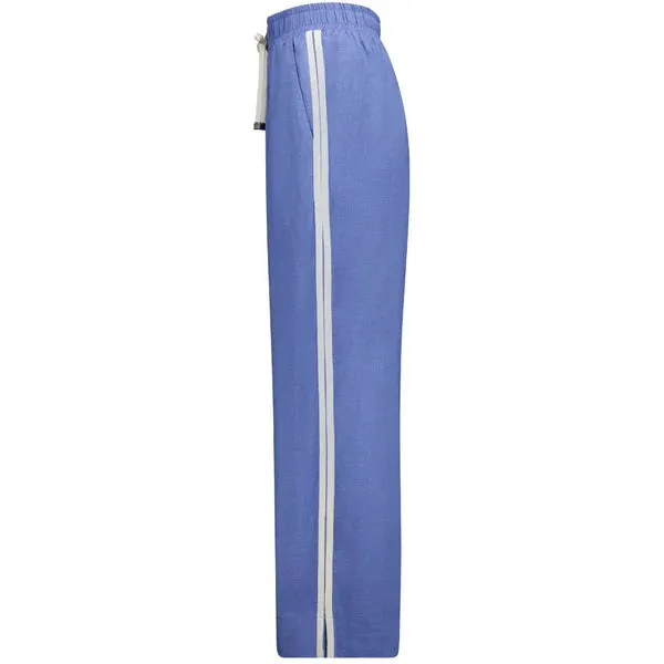 Indiana Wide Leg Pant - Pool Blue