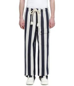 Ivory Striped Pants